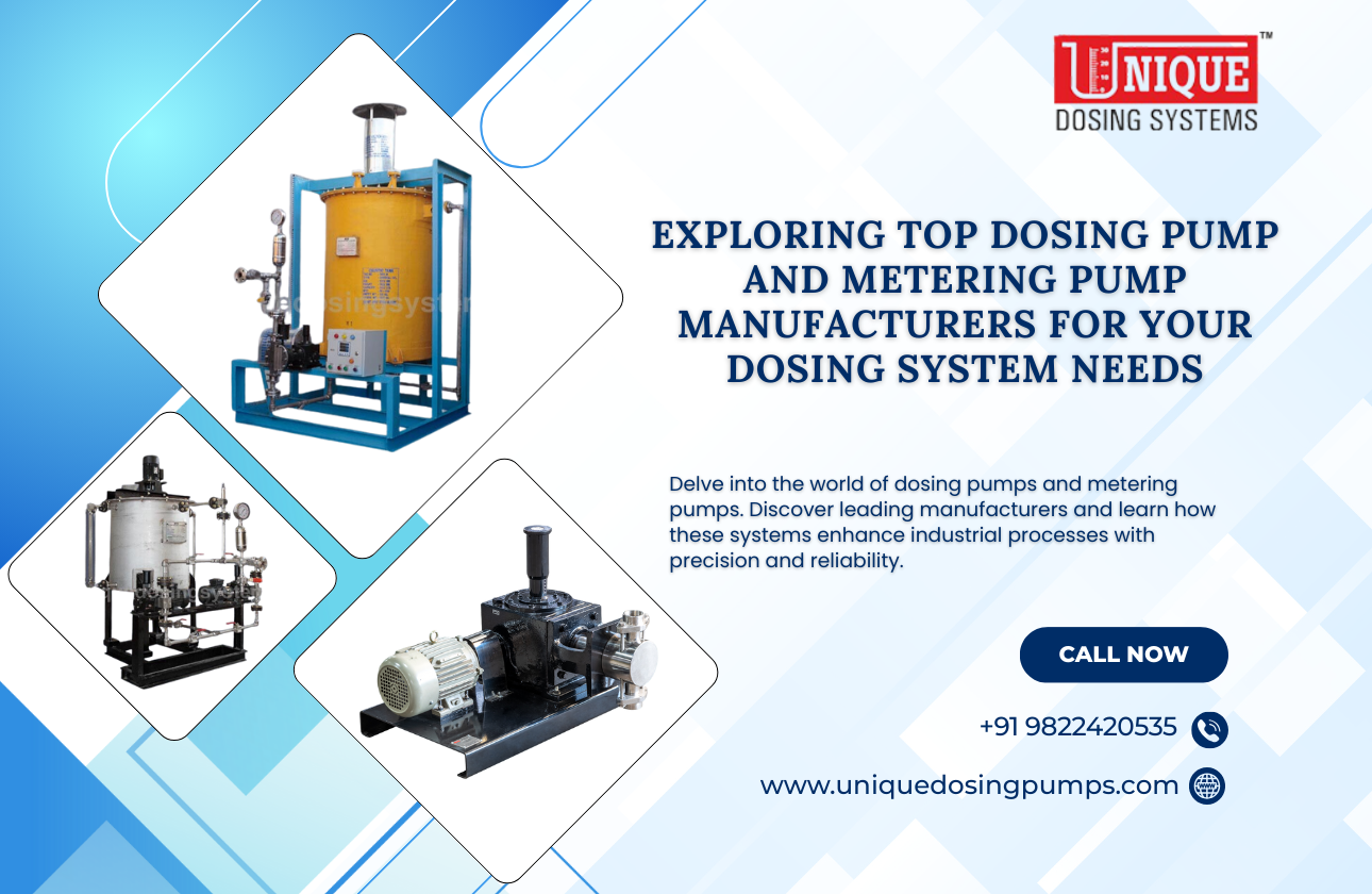 Exploring Top Dosing Pump and Metering Pump Manufacturers for Your Dosing System Needs
