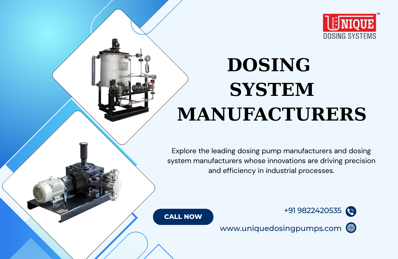 Top Dosing Pump and System Manufacturers: Enhancing Precision in Industrial Applications
