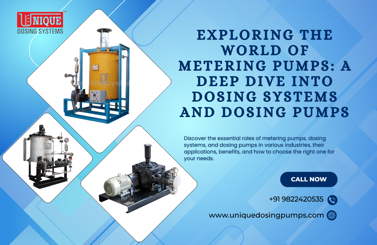 Exploring the World of Metering Pumps: A Deep Dive into Dosing Systems and Dosing Pumps
