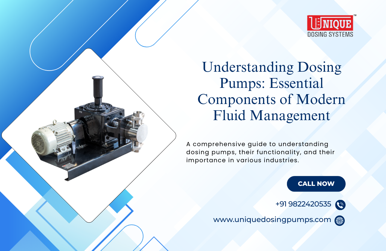 Understanding Dosing Pumps: Essential Components of Modern Fluid Management
