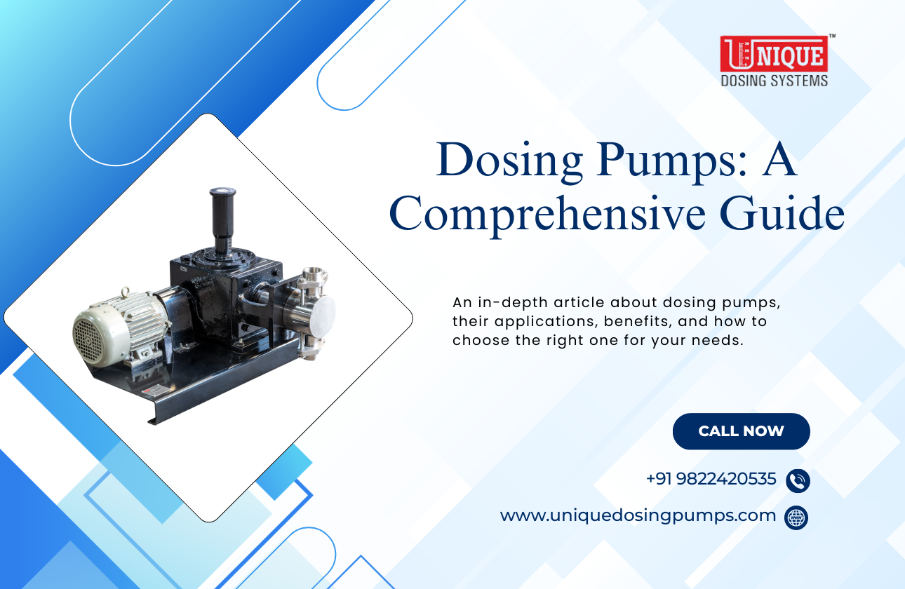 Dosing Pumps: A Comprehensive Guide